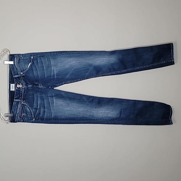 Husdon size 27 Collin Skinny mod rise flap pocket womens jeans made in the USA - Picture 2 of 10